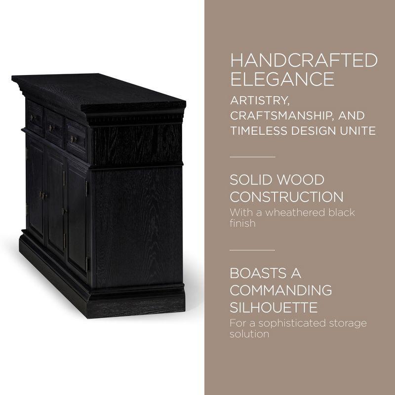 Maven Lane Maven Lane Theo Wooden Sideboard in Antiqued Finish