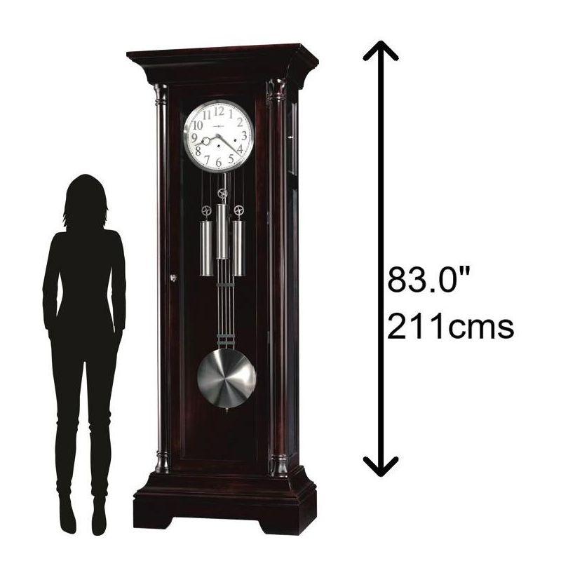 Seville 83'' H Solid + Manufactured Wood Grandfather Clock