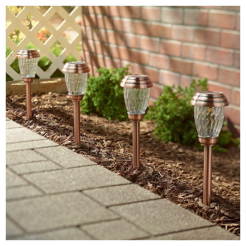 Smart Living Charleston Copper Finish Pathway LED Lights