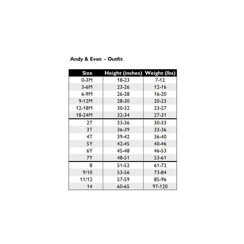 Andy & Evan Toddler  Boys Rust Plaid Two-Faced Buttondown Set Brown, Size 2T.