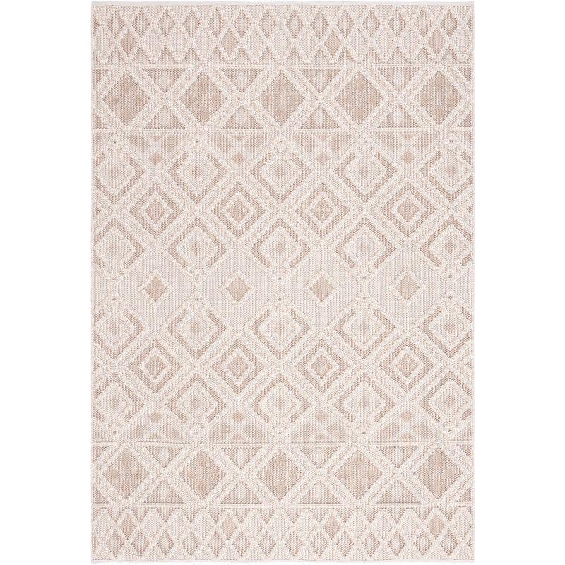 Global GLB404 Power Loomed Indoor Area Rug - Beige/Ivory - 8'x10' - Safavieh