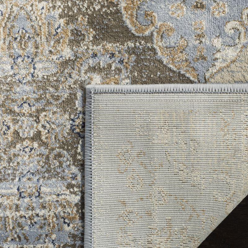 Vintage VTG572 Power Loomed Indoor Area Rug - Light Blue/Ivory - 5'1"x7'7" - Safavieh