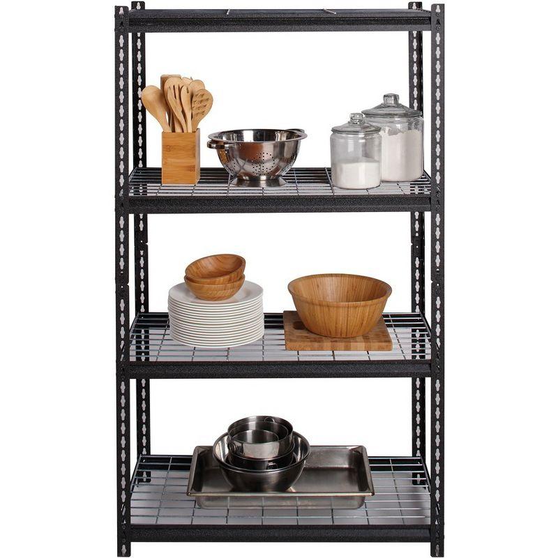 36'' W Steel Height -Adjustable Shelving Unit