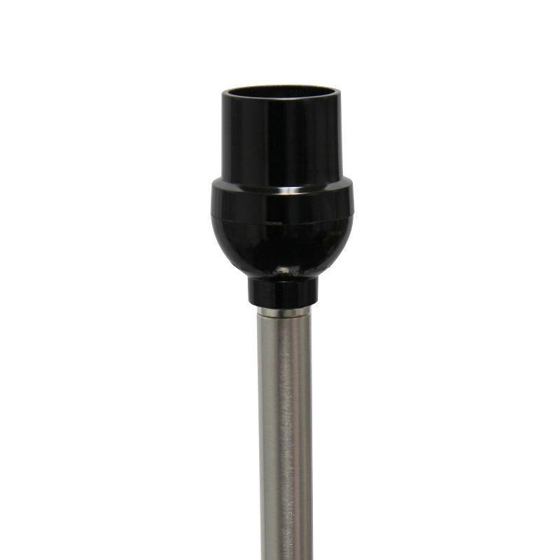Drum Shade Floor Lamp White - Simple Designs: Brushed Nickel, Modern Style, ETL Listed