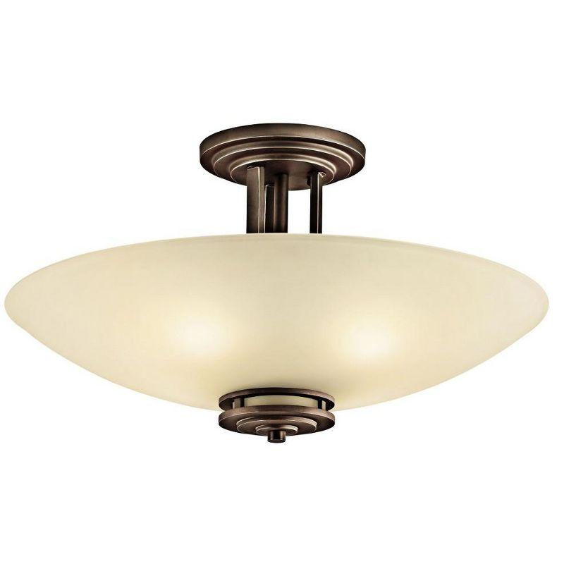 Hendrik Glass Semi Flush Mount