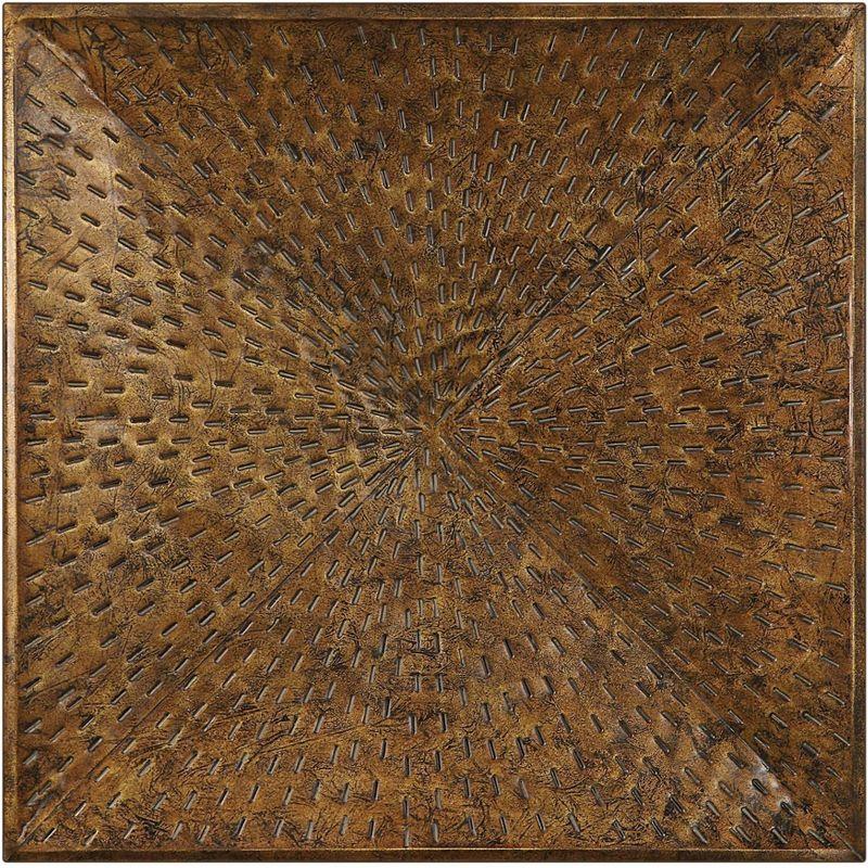 Uttermost Blaise 31 1/2" Square Bronze Metal Wall Art