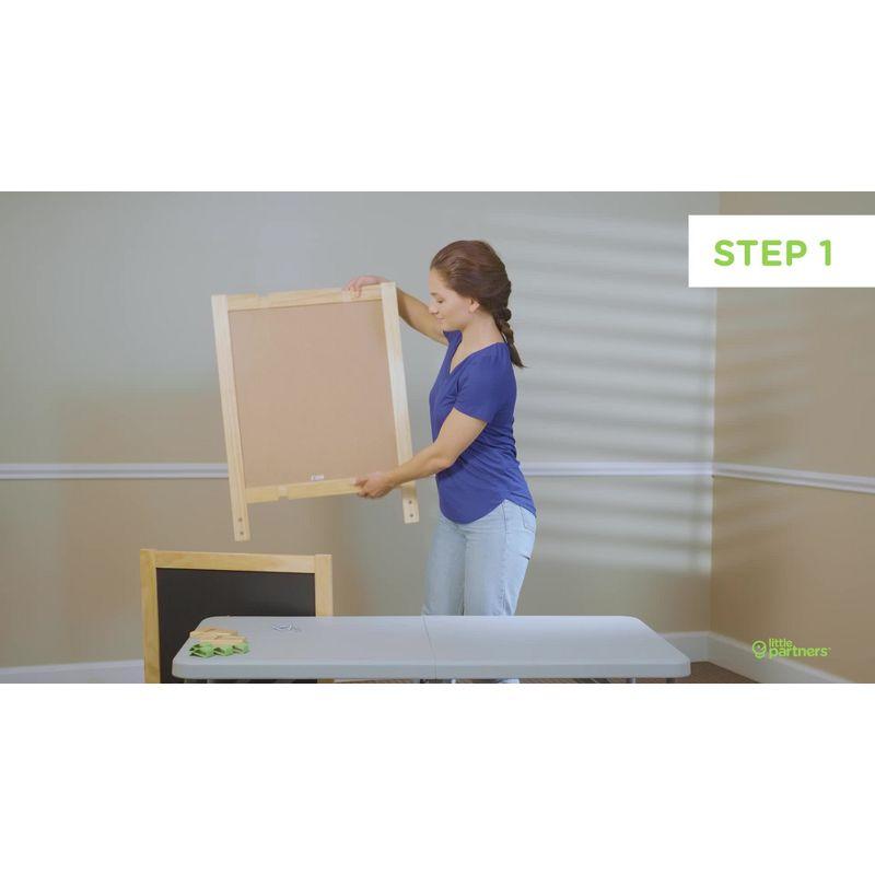 Little Partners Deluxe Art Magnetic Board Easel & Reviews | Wayfair