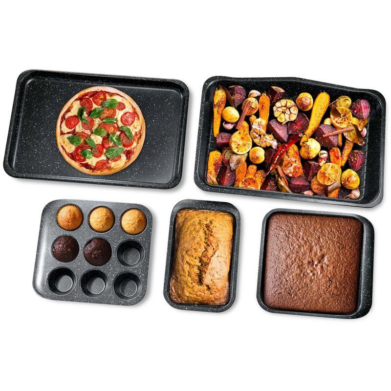 Granitestone Black 6-Piece Nonstick Aluminum Bakeware Set