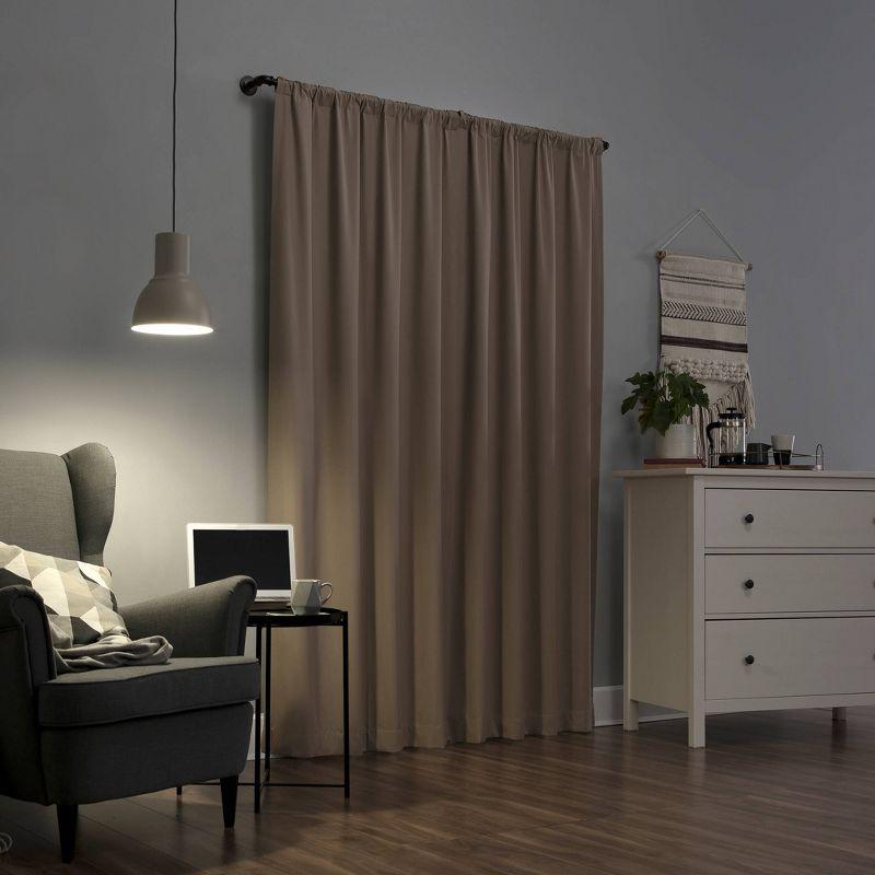 Sun Zero Blackout Cyrus Thermal Back Tab Curtain Panel