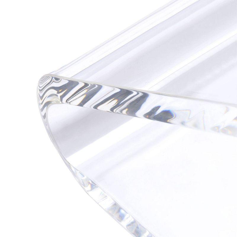 Peek Acrylic Z Chair Clear - Picket House Furnishings: Modern Plexiglass Armless Chair, No Cushion