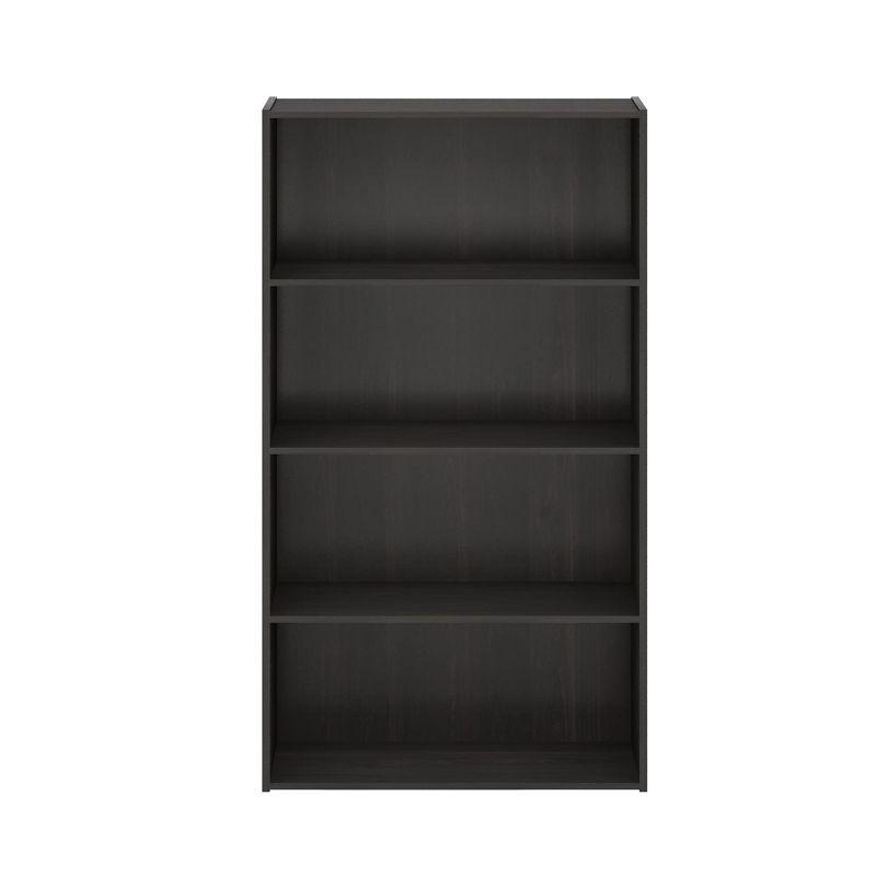 Furinno 4-Cube Open Shelf Bookcase Multi-functional Storage Display Cabinet,Espresso