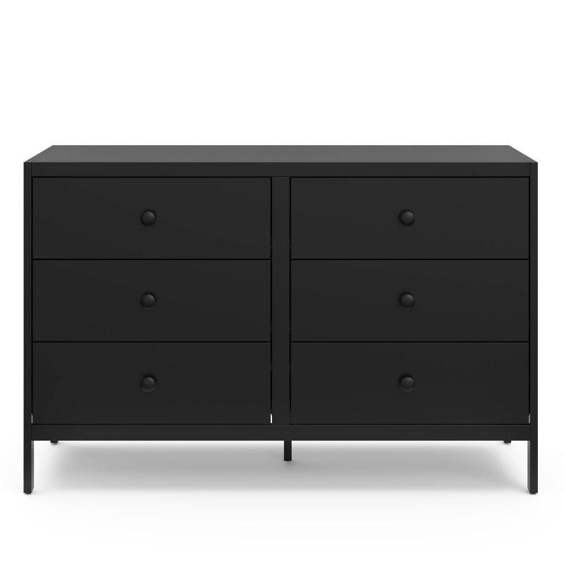 Graco Universal 6-Drawer Double Dresser - Black