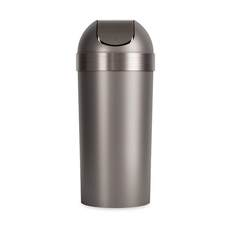 Umbra Venti Plastic Swing Top Kitchen Trash Can - 16 Gallons