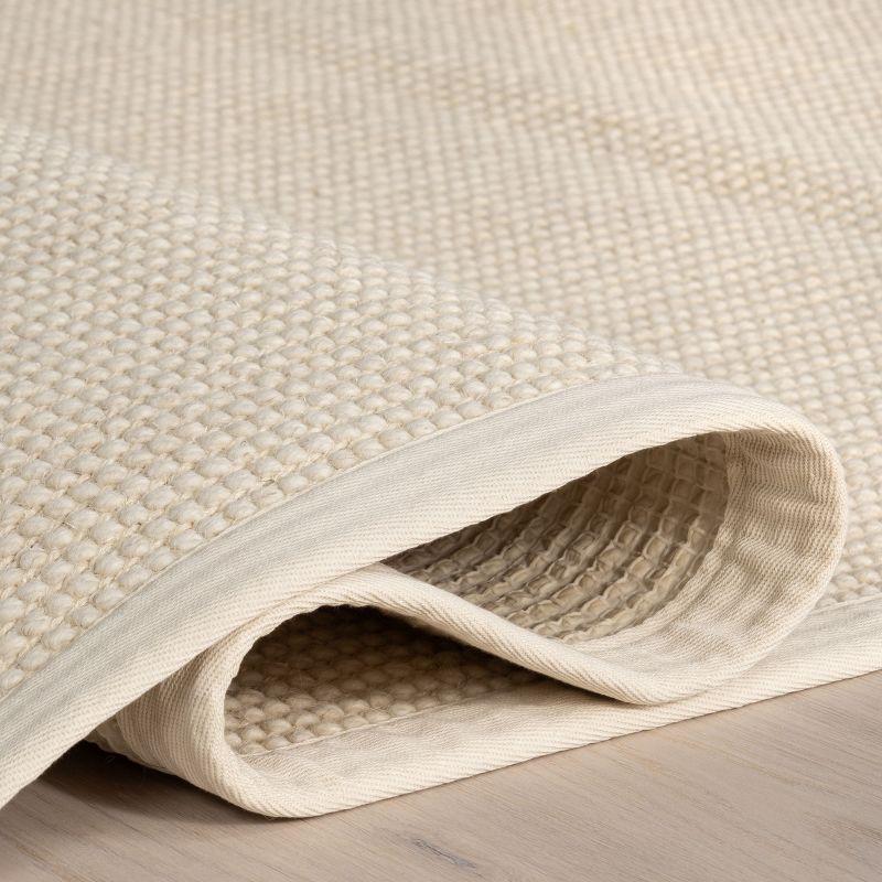 Nuloom Monica Geometric Wool Indoor Area Rug, Runner 2' 6" x 8', Ivory