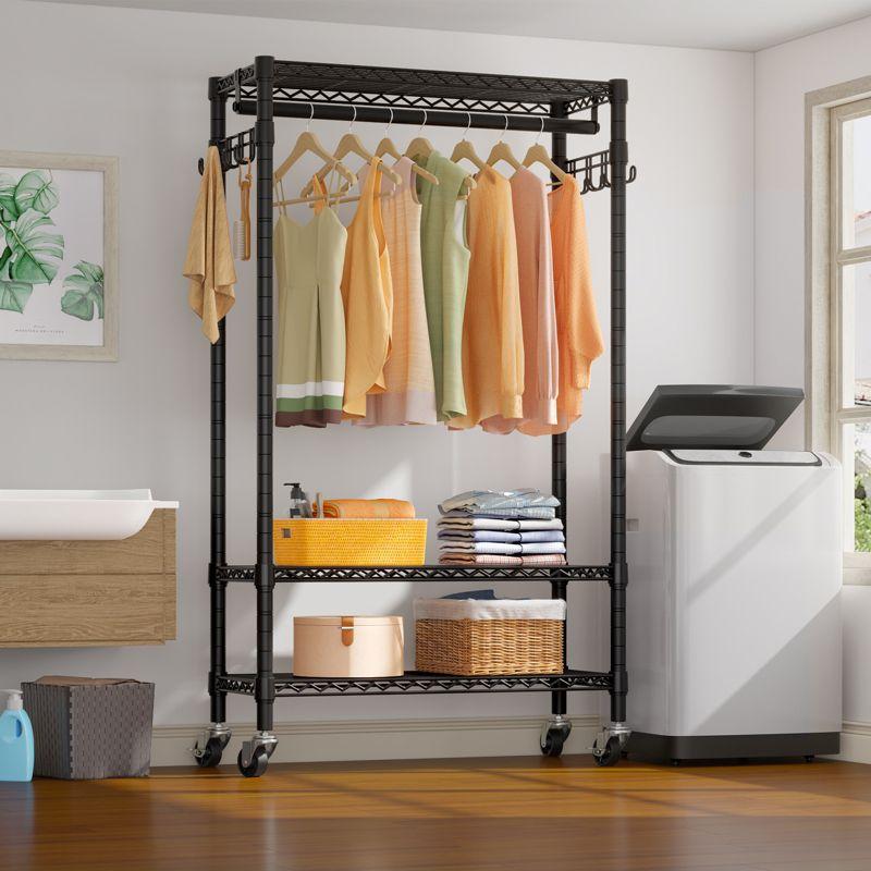 35.4'' Metal Freestanding Garment Rack