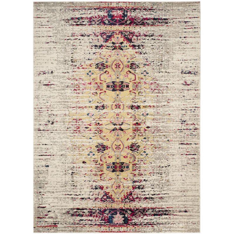 Monaco MNC209 Power Loomed Indoor Area Rug - Ivory/Pink - 8'9"x11'9" - Safavieh.