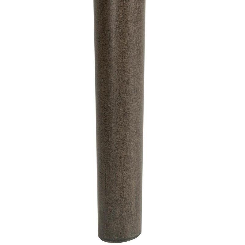 Simone Square Dining Table - DTB9200B - Grey Walnut - Safavieh