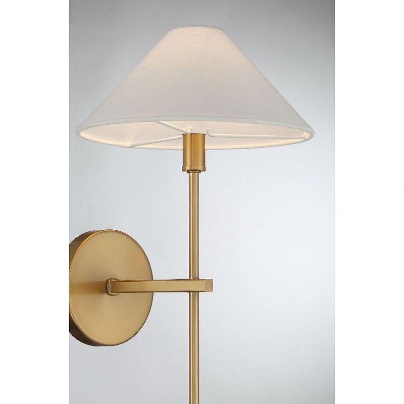 Savoy House Avon 1 - Light Wall Light in  Warm Brass