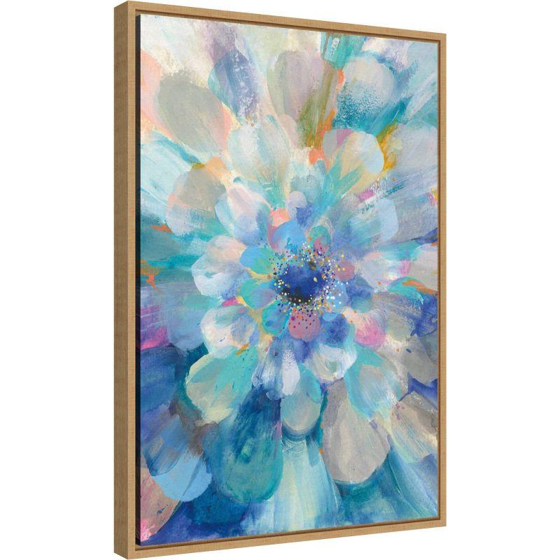 16" x 23" Intensity Floral II by Danhui Nai Framed Wall Canvas - Amanti Art: Modern Lithograph, Botanical Abstract