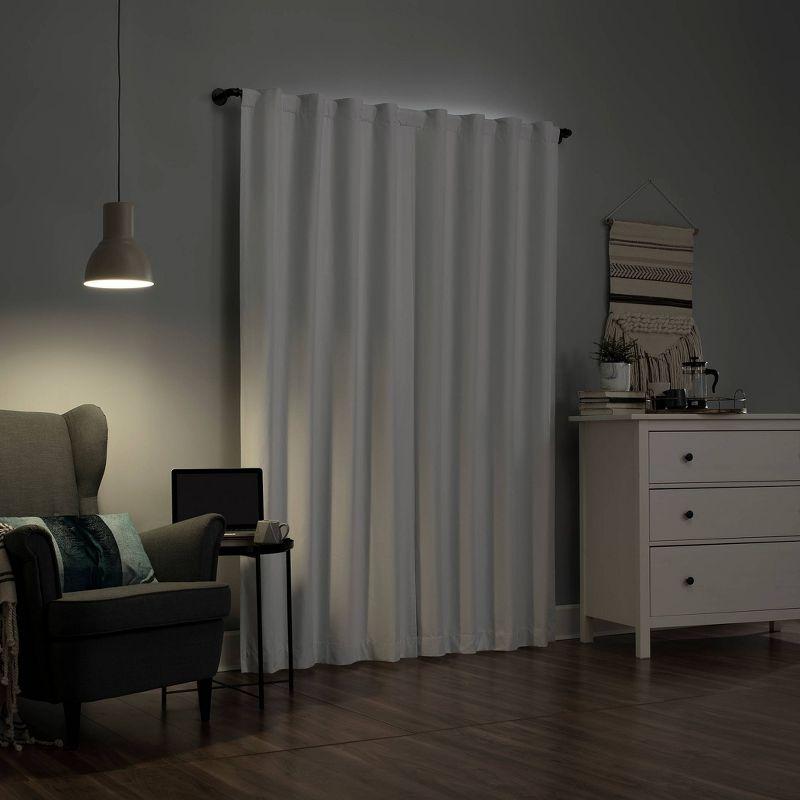 Sun Zero Blackout Cyrus Thermal Back Tab Curtain Panel