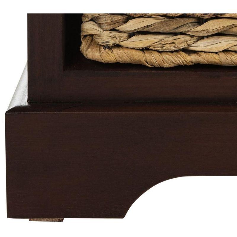 Adayla Solid Wood Drawers Storage Bench