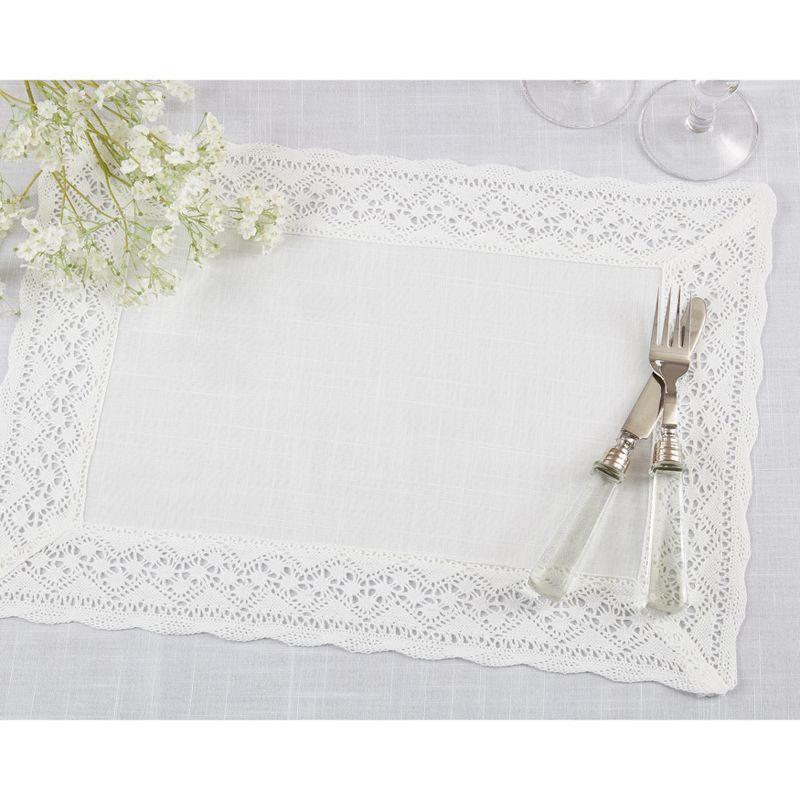 Abilene Polyester No Pattern Rectangle Placemat