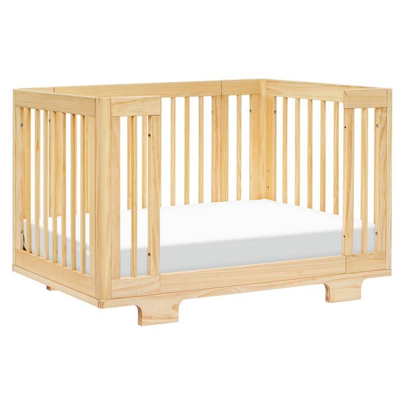 Babyletto Yuzu Natural Wood 8-in-1 Convertible Baby Crib with All Stages Conversion Kit