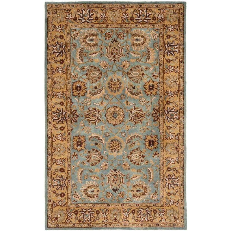 Heritage HG958 Hand Tufted Area Rug - Blue/Gold - 3'x5' - Safavieh