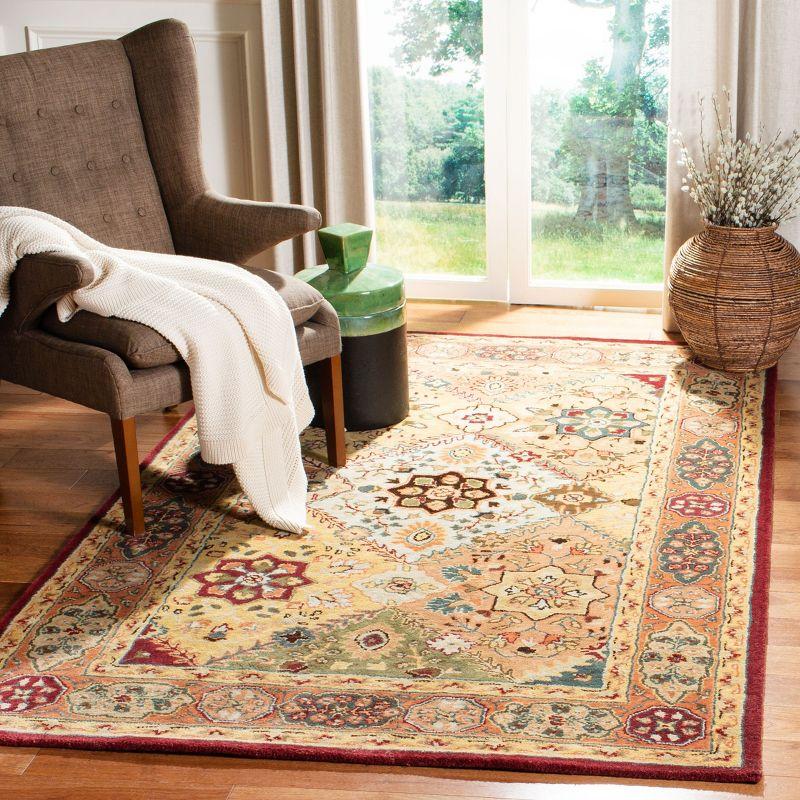 Persian Legend PL812 Hand Tufted Indoor Area Rug - 5'x8' - Red/Rust - Safavieh