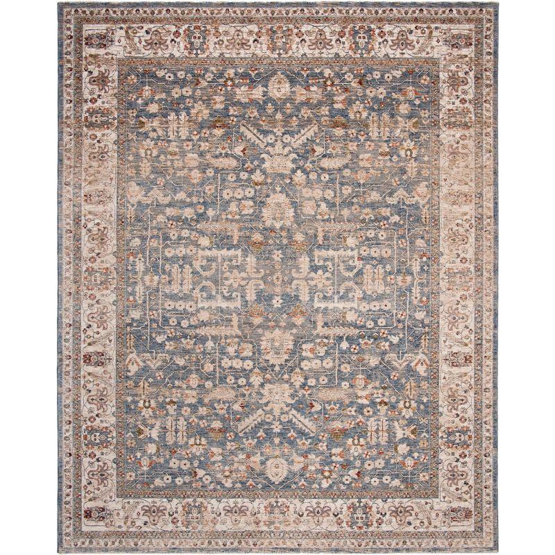 Heirloom HRL704 Power Loomed Area Rug - Light Blue/Ivory - 8'x10' - Safavieh.