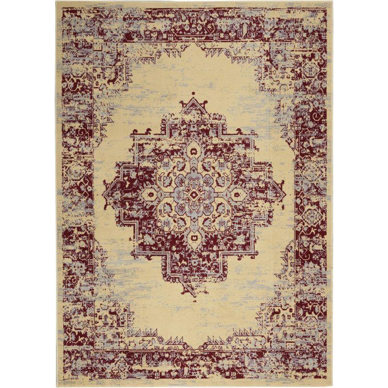 Nourison Grafix Center Medallion Area Rug