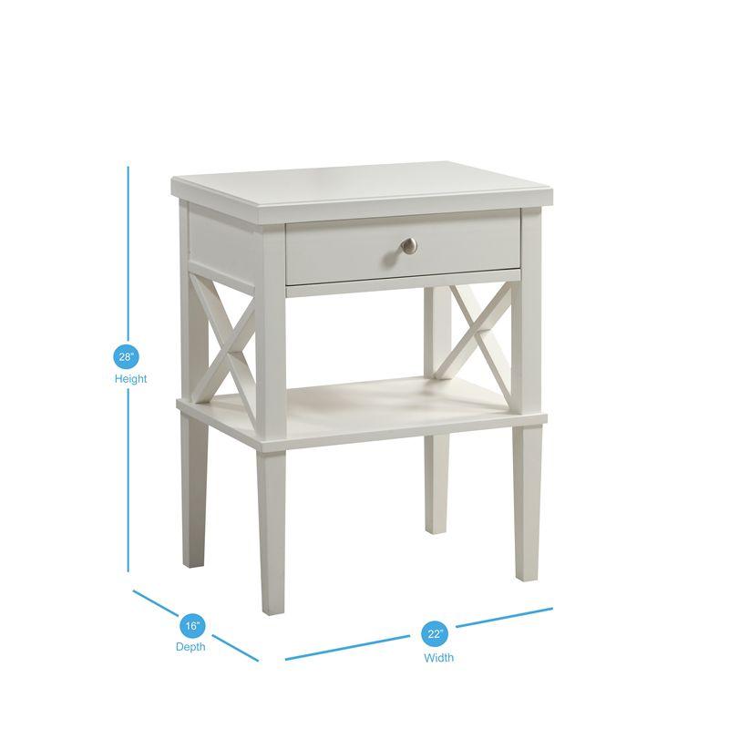 Marta Nightstand in White - Comfort Pointe