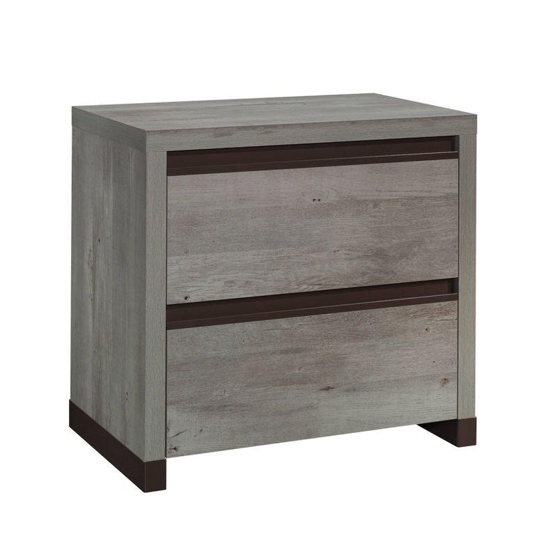 Mystic Oak 2-Drawer Lockable Lateral File Cabinet