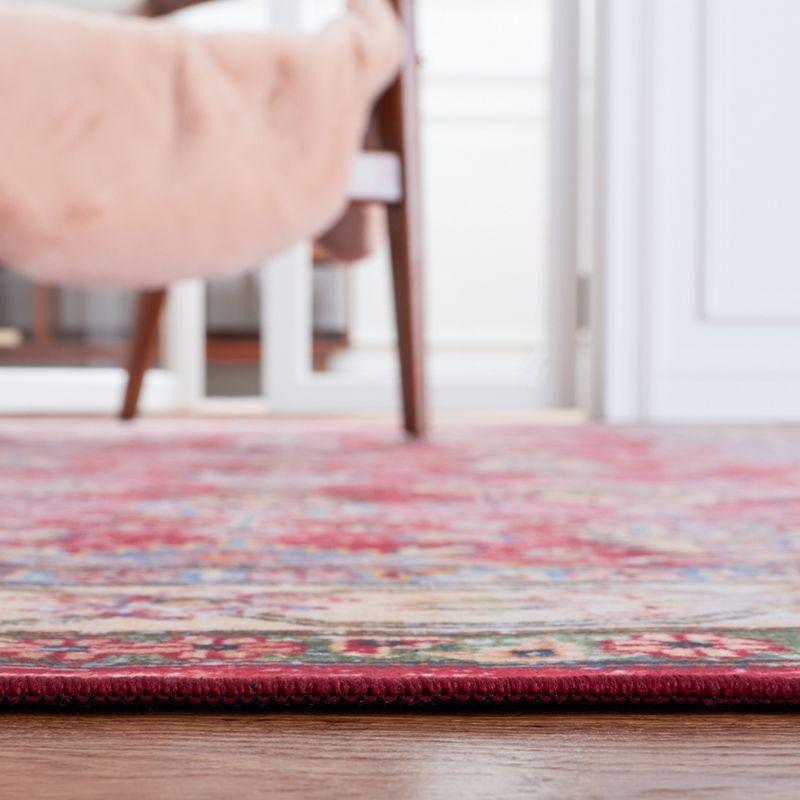 Tucson Vintage Persian TSN196 Power Loomed Machine Washable Skid-Resistant Indoor Area Rug - Rust/Beige - 9'x12' - Safavieh