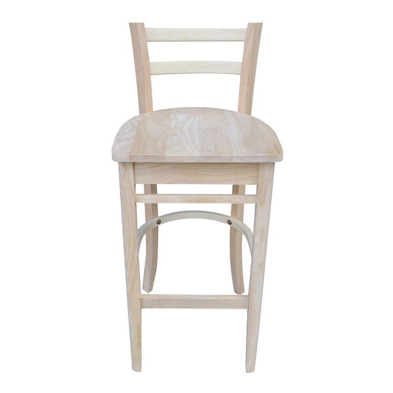 International Concepts Emily Bar Height Stool - 30 inches Seat Height