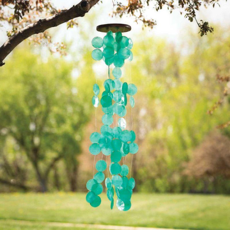 Asli Wood Abstract Wind Chime