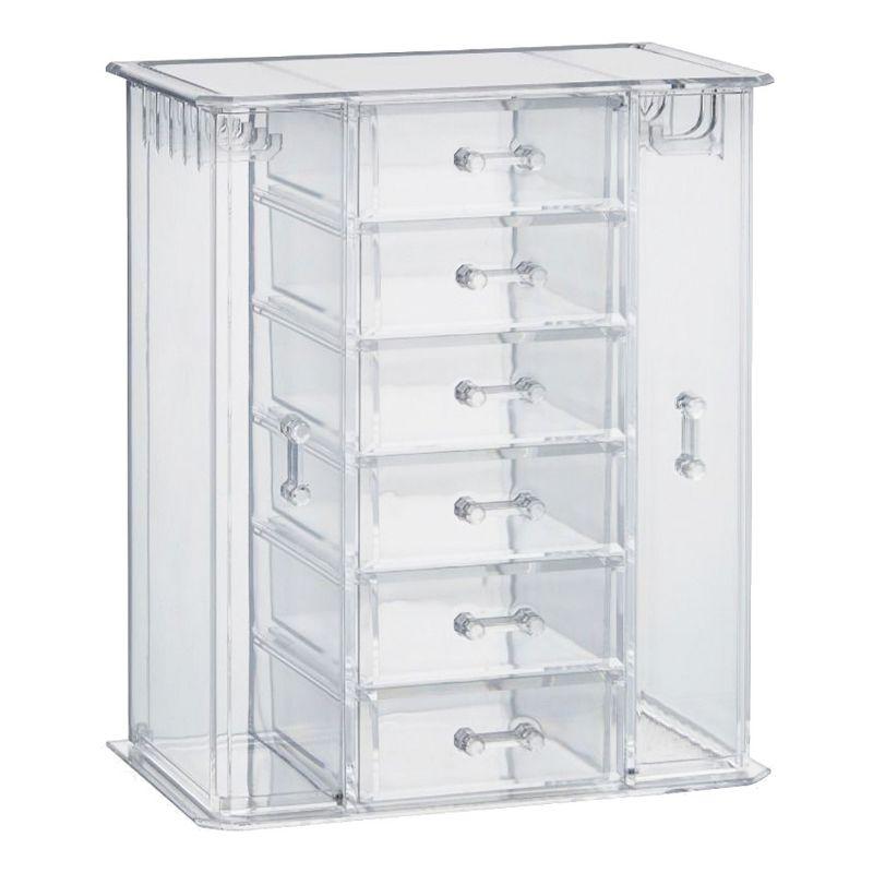 OnDisplay Tiered Acrylic Jewelry Cabinet Organizer