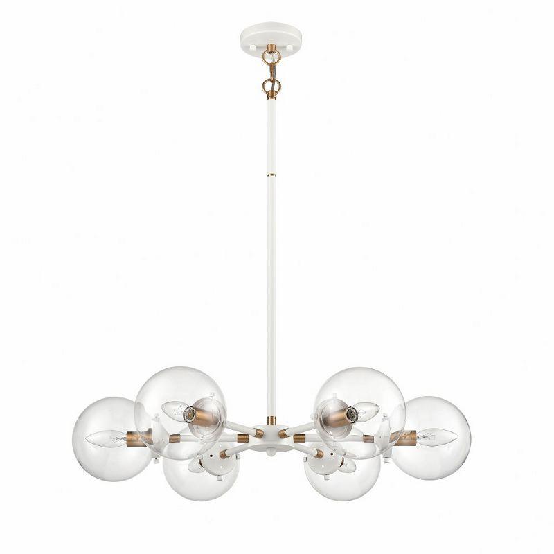 Elk Home Boudreaux 6 - Light Chandelier in  Matte White