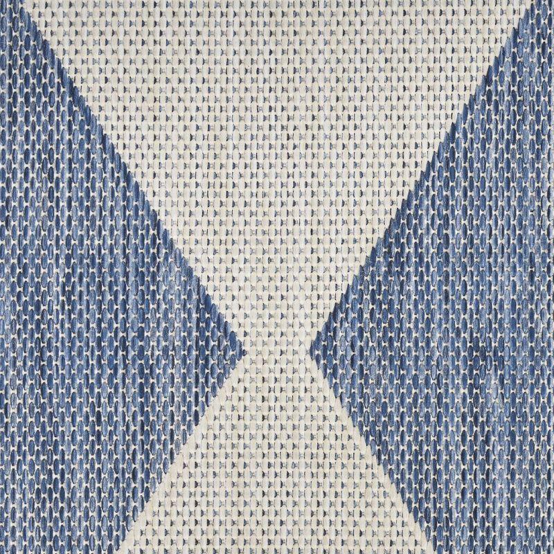 Nourison Positano Modern Diamond Outdoor Rug