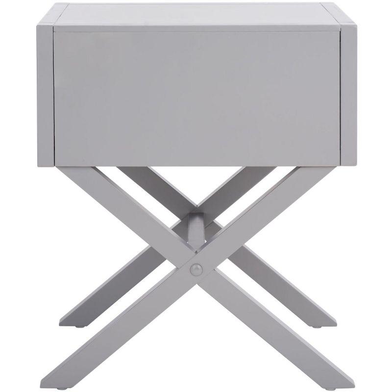 Sadie 1 Drawer Nightstand - NST9200 - Grey - Safavieh