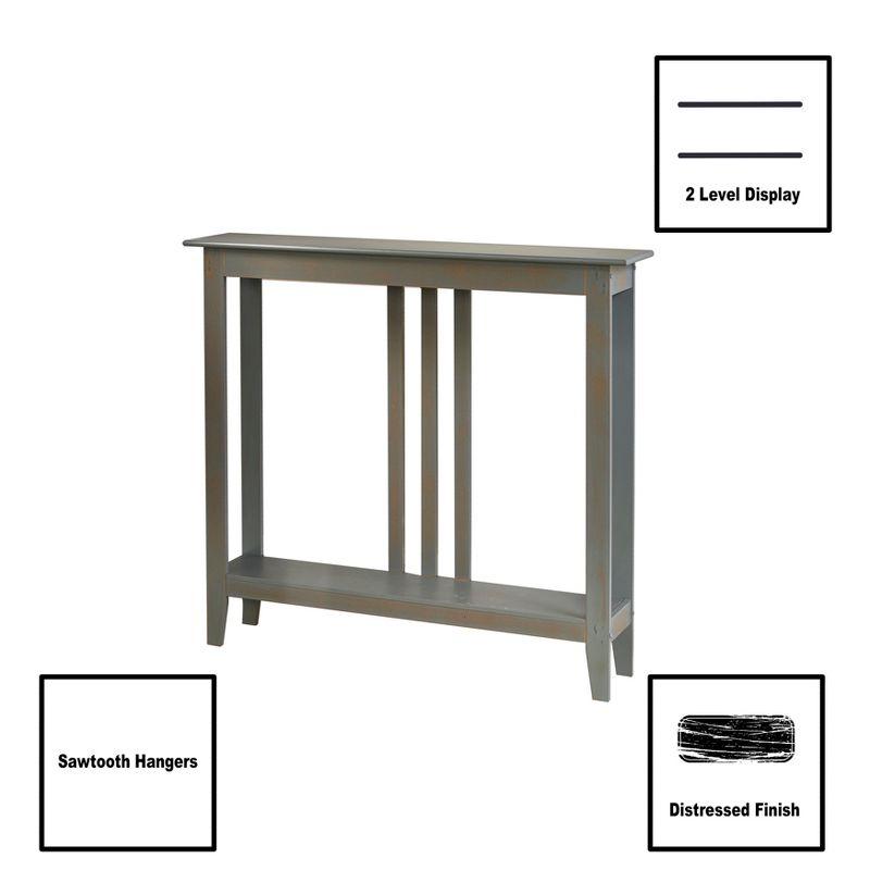 The Lakeside Collection Slim Space-Saving Accent Tables - Gray