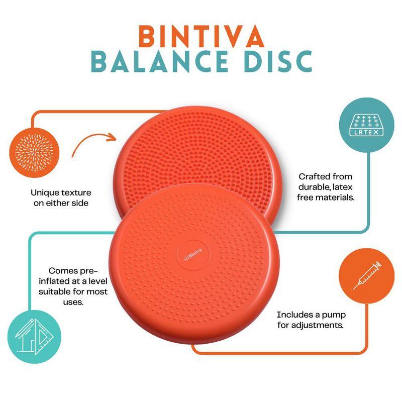 Bintiva Bintiva 33cm Balance Disc Set - Black, Blue, Purple, Green, Gray, Orange