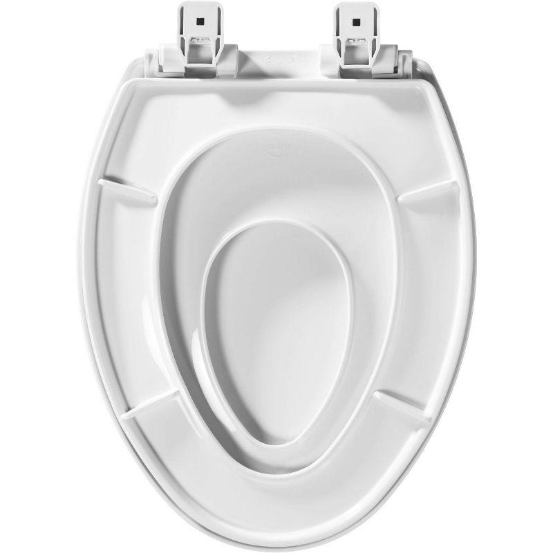 Little2Big Elongated Toilet Seat with Built-In Potty Training Seat