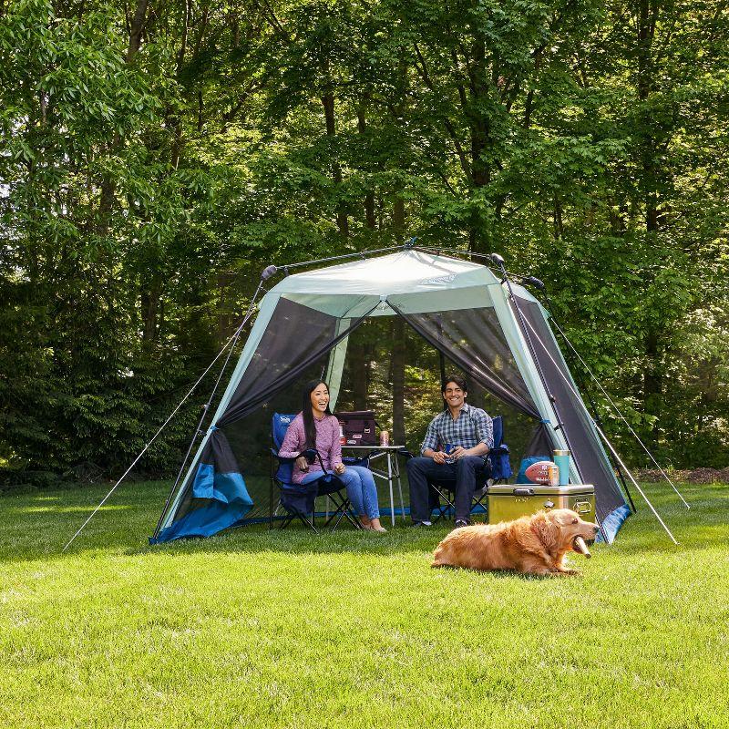Coleman 10" x 10" Skylodge Instant Screened Shelter Canopy Tent - Green