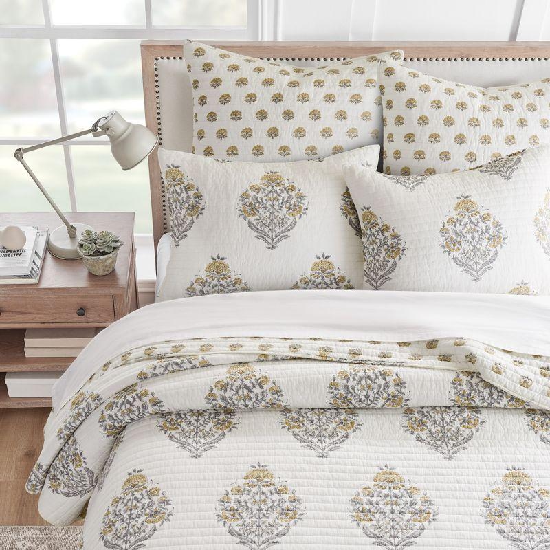 Kamira Ochre Twin Quilt Set - Levtex Home