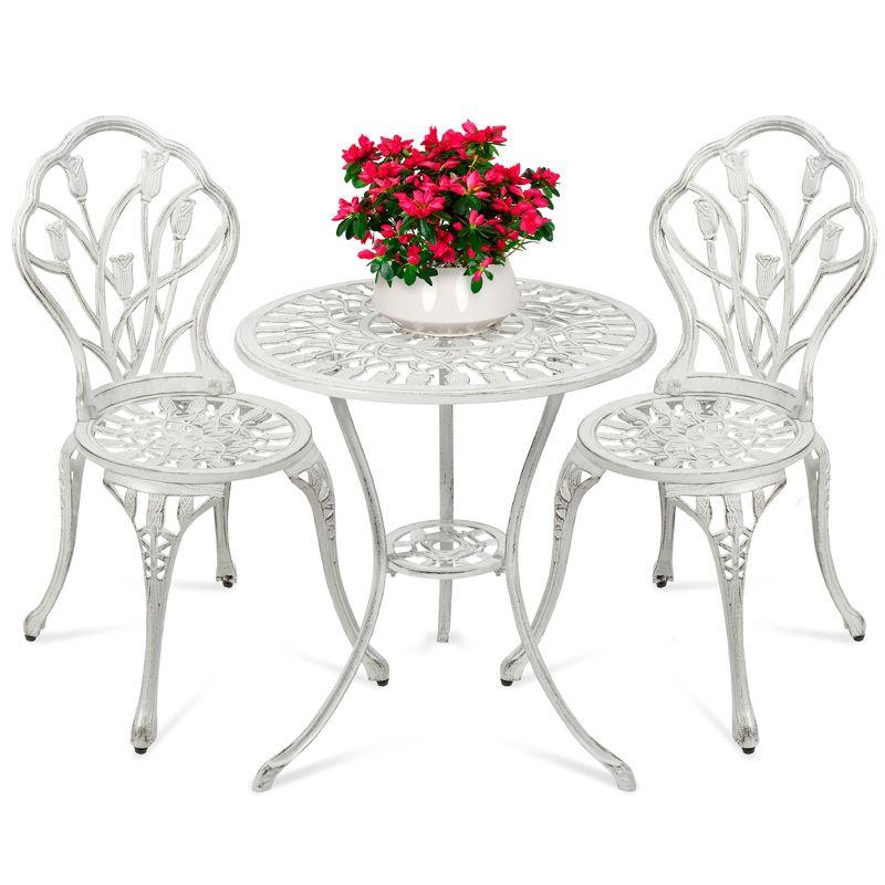 Fleur De Lis Living Stambaugh 2 - Person Patio Dining Set with Round Table