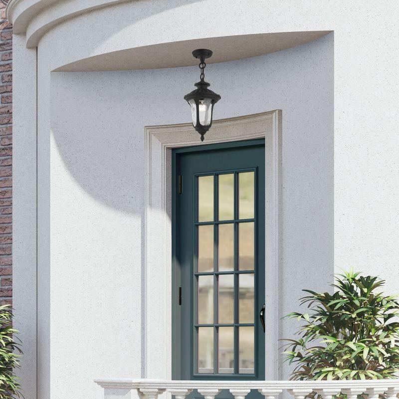 Livex Lighting Oxford 1 - Light Pendant in  Textured Black