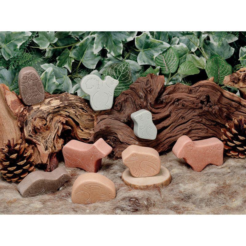 Yellow Door Little Lands – Woodland, Set of 8 Stone Figures