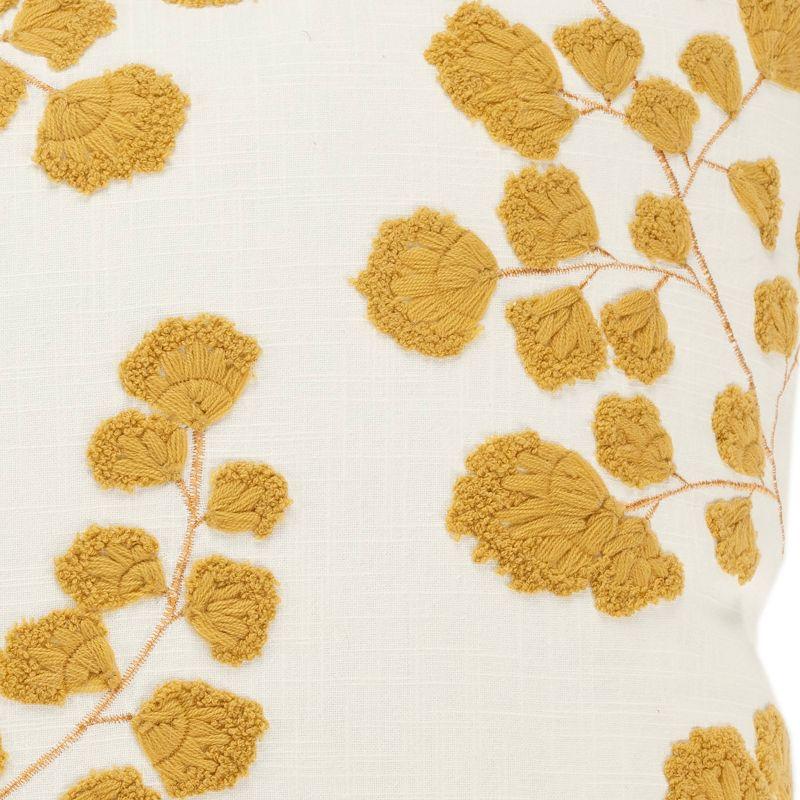 Rizzy Home Embroidered Cotton Throw Pillow