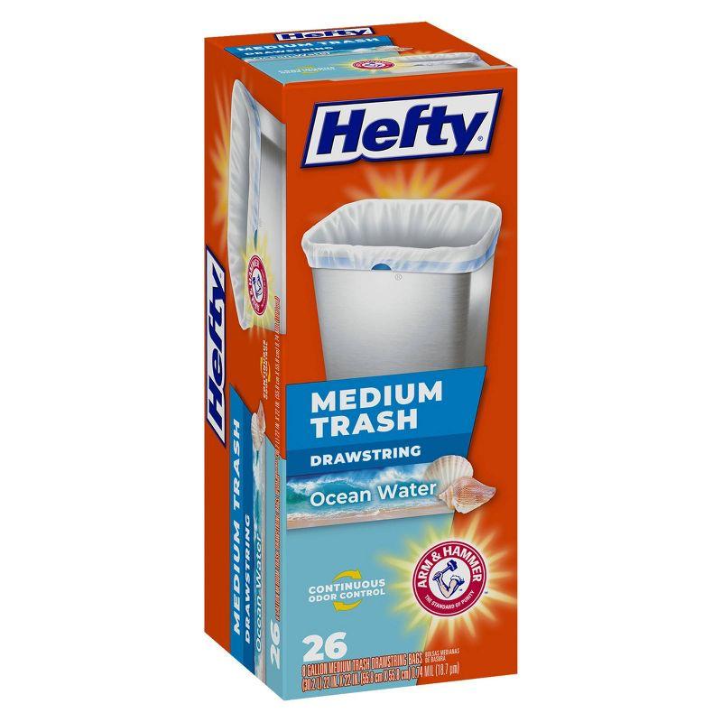 Hefty Ocean Water Trash Bag - Medium - 26ct